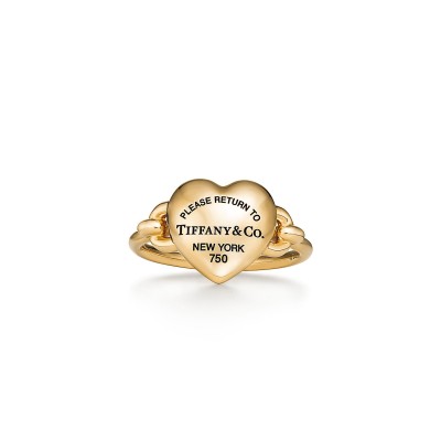 TIFFANY FULL HEART RING IN YELLOW GOLD 73583756